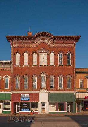 the old city hall building in Tipton Iowa