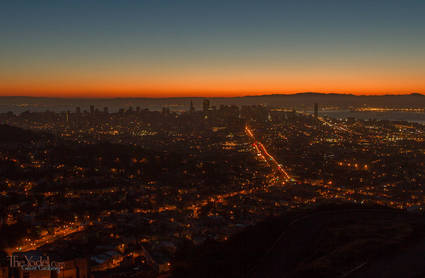 Downtown San Francisco Before Sunrise