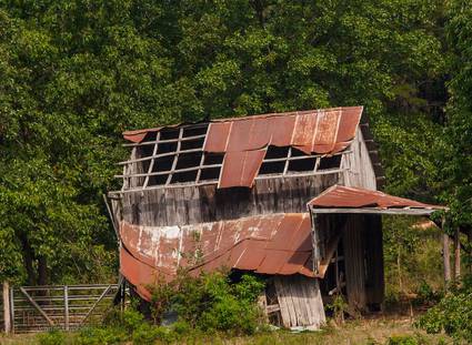 this barn has seen better days
