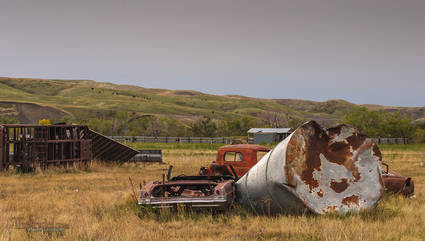 A forgotten fuel tanks in Wendt SD