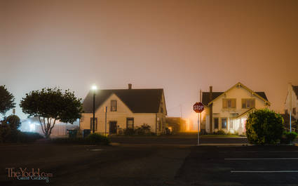 Two Houses on a Foggy Night