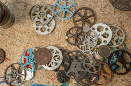 A Mess of Film Reels