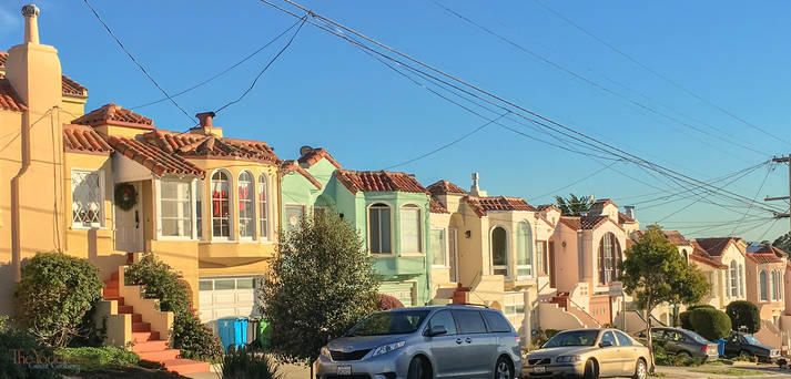 Houses in the Sunset District