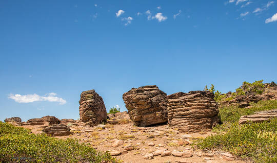 Wind Weathered Stones