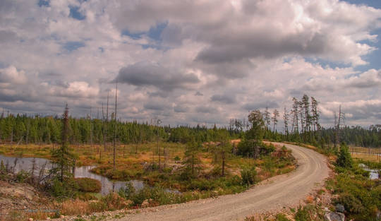 One of the roads less traveled in the Ontario Badlands