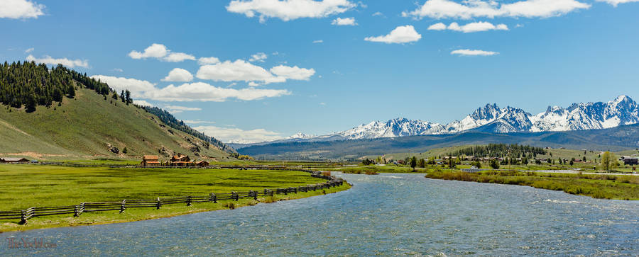 Stanley view of the Salmon River