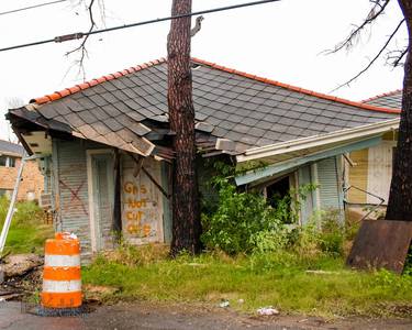 House Strikes Tree