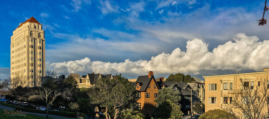 San Francisco behind the Storm Front