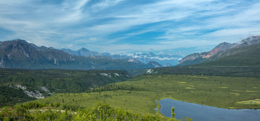 Mountains with Lake