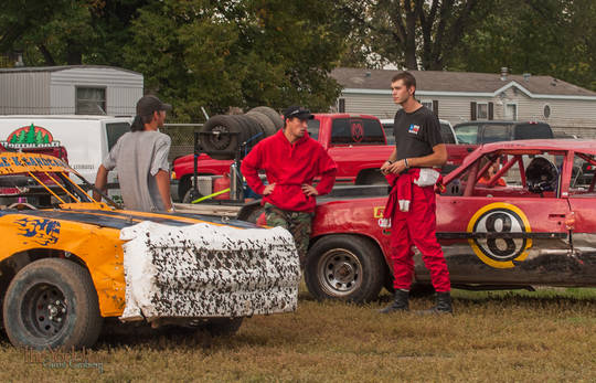 stock car drivers before the race