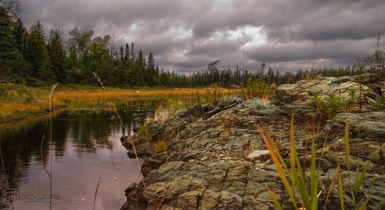 dramatic skies in the Ontario Badlands