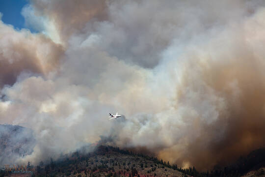 DC-10 at the Beckwourth Complex Fire