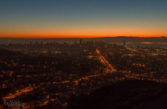 Downtown San Francisco Before Sunrise