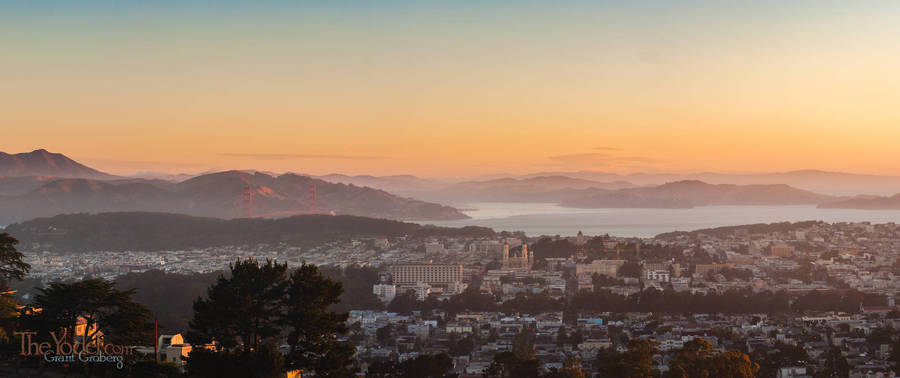 Golden Gate Bridge and St Ignatius Church