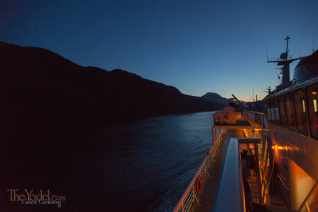 Night time on the Ferry