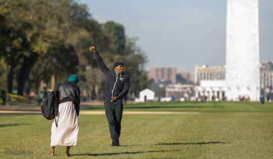 Washington Monument Pose