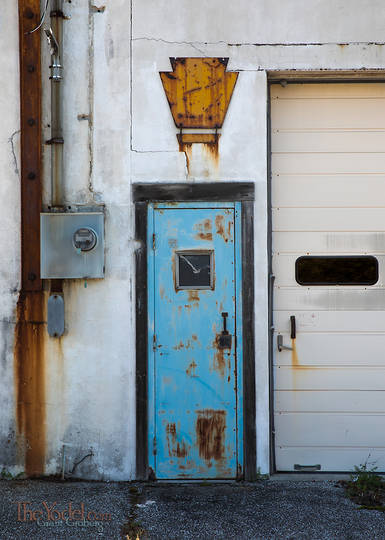 Blue Back Door