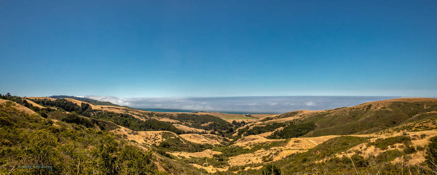 Vista with Fog Bank